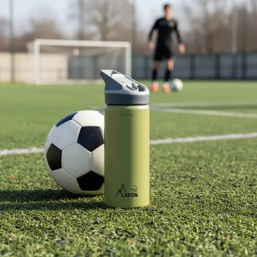 Laken Jannu 0.5L Thermo Çelik Termos kullanımda