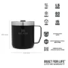 Stanley Classic Mug - Klasik Kamp Bardağı 0.35L Siyah - Termos Bardak
