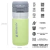 Stanley Quick Flip Water Bottle - Yalıtımlı 0.47L Juicy Pear (Yeşil) - Matara