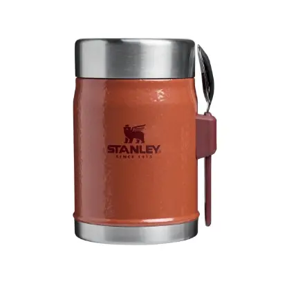 Stanley Classic Food Jar - Çelik Kaşıklı Yemek u 0.4L Hammertone Clay - Yemek Termosu