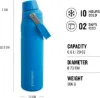 Stanley IceFlow Fast Flow Bottle - Yalıtımlı Çelik Şişe 0.6L Azure - Matara