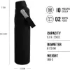 Stanley IceFlow Fast Flow Bottle - Yalıtımlı Çelik Şişe 0.6L Black - Matara