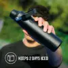 Stanley IceFlow Fast Flow Bottle - Yalıtımlı Çelik Şişe 0.6L Black - Matara