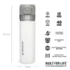 Stanley Quick Flip Water Bottle - Yalıtımlı 0.7L Polar White (Beyaz) - Matara