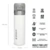 Stanley Quick Flip Water Bottle - Yalıtımlı 0.7L Polar White (Beyaz) - Matara