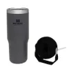 Stanley IceFlow Flip Straw Tumbler - Pipetli 0.89L Charcoal (Gri) - Termos Bardak