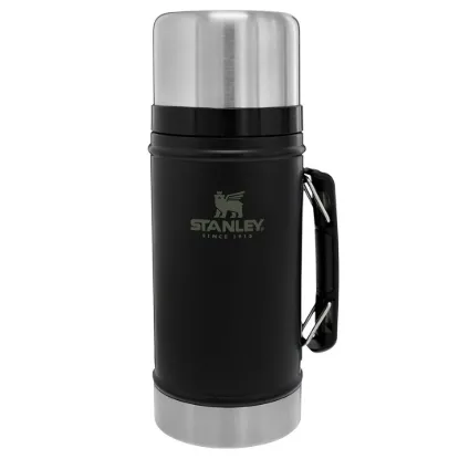 Stanley Classic Legendary Food Jar - Klasik Yemek u 0.94L Siyah - Yemek Termosu