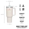 Stanley Quencher H2.O FlowState Tumbler Pipetli 1.18L Rose Quartz - Termos Bardak