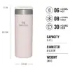 Stanley AeroLight Transit Mug 0.47L Pembe - Termos Bardak