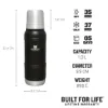 Stanley Artisan Thermal Bottle 1.0L Siyah - Matara