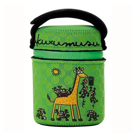 Laken Neopren Kılıflı Çelik Yemek Termosu (Jungle Sport) 0.5L