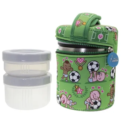 Laken Neopren Kılıflı Çelik Yemek u 1L Pichici - Yemek Termosu