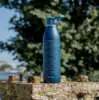 Aladdin CityLoop Thermavac eCycle Stainless Steel - Çelik Su u 0.6L Deep Navy Wave Print - Termos