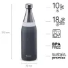 Aladdin Fresco Thermavac Water Bottle - Vakum Yalıtımlı Çelik Şişe 0.6L Slate Gray - Matara