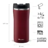 Aladdin Mocca Thermavac Leak-Lock 0.35L Bordo - Termos Bardak