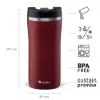 Aladdin Mocca Thermavac Leak-Lock 0.35L Bordo - Termos Bardak