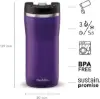 Aladdin Mocca Thermavac Leak-Lock 0.35L Mor - Termos Bardak