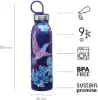 Aladdin X Naito Chilled Thermavac Stainless Steel - Çelik Su u 0.55L Riverside Indigo - Termos