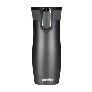 Contigo Autoseal® 0.47L West Loop SS Travel Mug Gunmetal - Çelik Mug - Antrasit için detaylar