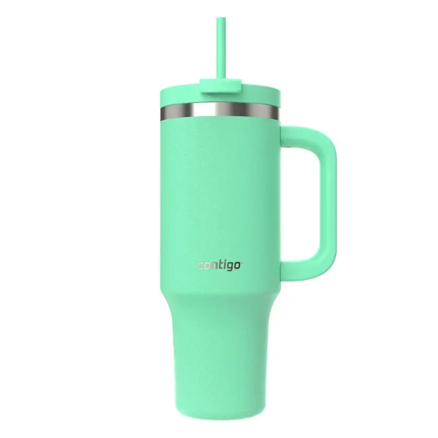 Contigo Streeterville Tumbler Pipetli Vakumlu Bardak 1200 ml Açık Yeşil