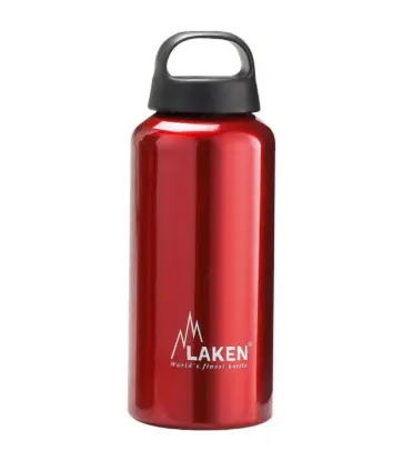 Laken Alüminyum Klasik Şişe 0.6L Kırmızı