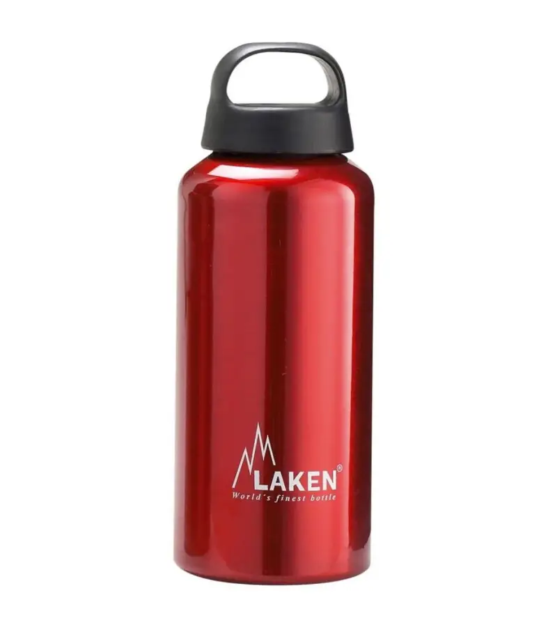 Laken Alüminyum Klasik Şişe 0.6L Kırmızı