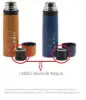 Laken Çelik Baverages 0.35/0.5L Termos Basmalı İç Kapak