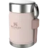 Stanley 0.4L Classic Food Jar - Çelik Kaşıklı Yemek Termosu Rose Quartz