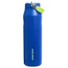 Stanley 1.06L IceFlow Flip Straw 2.0 Pipetli Matara Cobalt Chartreuse