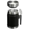 Stanley 0.4L Classic Food Jar - Çelik Kaşıklı Yemek Termosu Black 2.0 (New)