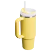 Stanley 0.89L Quencher H2.O FlowState Tumbler Pipetli Termos Bardak Daffodil