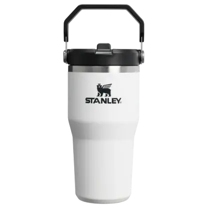 Stanley 0.6L IceFlow Flip Straw Tumbler - Pipetli Termos Bardak Chalk