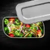 Lurch 1.2L Salad Box Bölmeli Çelik Salata Kabı