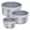 Lurch Mini Çelik Saklama Seti 3'lü (100-200-400 ml)