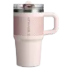 Stanley 0.6L Quencher ProTour Flip Straw Tumbler Pipetli Termos Bardak Rose Quartz Fade