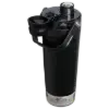 Stanley 0.6L Activate Shaker - Yalıtımlı Çelik Protein Shaker Black 2.0