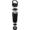 Stanley 0.6L Activate Shaker - Yalıtımlı Çelik Protein Shaker Black 2.0