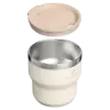 Stanley 0.3L Stay Hot Stacking Camp Cup - İstiflenebilir Termos Bardak Cream