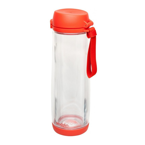 Aladdin Glass Lined Water Bottle - Tomato - 0.53L Su Şişesi için detaylar