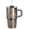 Stanley 0.6L Quencher H2.0 Fluted Tumbler Pipetli Termos Bardak Pale Gold Shine