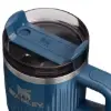 Stanley 0.6L Quencher H2.0 Fluted Tumbler Pipetli Termos Bardak Glacial Blue Shine
