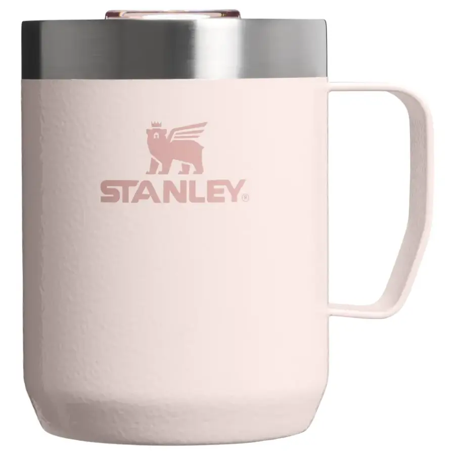 Stanley 0.23L Everyday Camp Mug - Kapaklı Termos Kupa Hammertone Rose Quartz