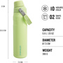 Stanley 0.6L The Iceflow™ Fast Flow Bottle - Yalıtımlı Çelik Şişe - Citron için detaylar