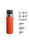 Stanley 1.06L The Quick Flip  Water Bottle - Tİgerlily için detaylar