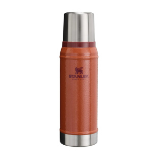 Stanley 0.75 L Classic Legendary Bottle Hammertone Clay - Turuncu için detaylar